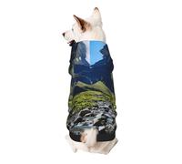 Natural Wonders Print Small Dogs Warm Hoodie, Soft And Breathable Sweatshirt, Easy To Wear Jumper For Winter And Fall, Cold Weather Hooded Coat Pullover