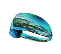 Natural Wonders Print Sports Headbands For Men Women, Moisture Wicking Sweat Band Elastic Wide Hair Bands,For Running, Cycling, Basketball, Gym Exercise, Football