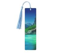 Natural Wonders Printed Metal Bookmarks S - Sky Blue Lightweight Aluminium Book Marker for Books, Journals & Gifts, Ideal Book Lovers, Holiday Decor & Crafts