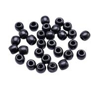 Natural Wood Beads Large Hole Hair Decorations Vintage Paint Wooden Beads for Creative Hairstyles