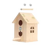 Natural Wood Bird Nest Box Outdoor Decoration Breeding Parrots Birdhouses For Balconies Or Garden Use Swallow Birdhouses