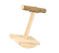 Natural Wood Bird Swing Perches Training Stand AntiSlip Bird Supplies For Parakeets And Conures Wooden Stand