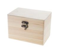 Natural Wood Card with Color-Coded Sheets Smooth Writing Home Storage Wooden Indexes Organizers Holders Box