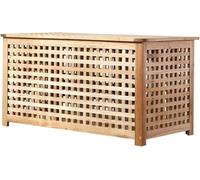 Natural Wood Coffee Table with Storage, Farmhouse End Table, Splicing Process Design for Living Room, Bedroom, Reception Room