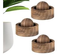 Natural Wood Essentialoil Diffuser Ball, 3 Pack Wooden Diffuser, Car And Home Air Purifiers, Sustainable Fragrance Home Decor For Office Study Hotel Car Nursery Bedroom Bathroom Travelers Dormitory