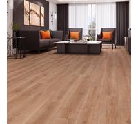 (Natural Wood Grain) 36Pcs Self-Adhesive PVC Flooring Planks Stickers