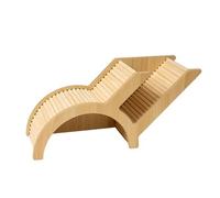 Natural Wood Hamster Climbing Ladder Platform For Small Pet Safe And Fun Resting Space Cage Corner Entertainment Toy Pet Supply