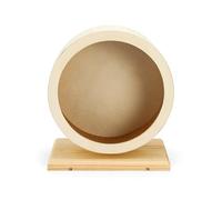 Natural Wood Hamster Exercise Wheel Mute Roller Toy For Small Animal Fun Activity Running Wheel For Small Pet