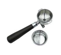 Natural Wood Handle 58mm Espresso Machines Portafilter Replacement Coffee Portafilter Suitable for Comfortable Grip Portable Coffee Handle