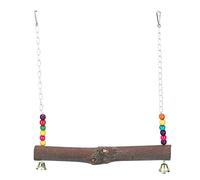 Natural Wood Handmade Pet Chicken Cage Hanging Swing Toy For Hens Cock Macaw Chew Training Toys SuppliesChicken Swing