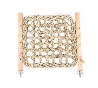 Natural Wood Parrot Ladder - Multi-Step Branch Perch for Habitat Enrichment | Textured Bark Plus Secure Mount & Integrated Feeding for Canary, Finch and Cages
