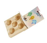 Natural Wood Parrots Foraging Toy With Jumping Platform Pet Bird Accessory Enhances Bird Intelligence And Activity