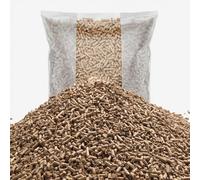 Natural Wood Pellets - 15kg Bag - ENplus A1 Certified - Low Moisture & Low Ash - Consistent, Clean Burning - Suitable for Pellet Stoves, Boilers & Outdoor Use