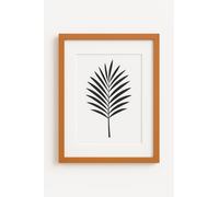 Natural Wood Photo Picture Poster Print Frame with White Mount Wall or Tabletop Display Shatterproof Styrene, Orange, 12" x 8" in 16" x 12" frame