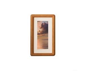Natural Wood Picture Frame 8x15cm Solid for timber Construction with Mortise Tenon Joint for Home Decor(B)