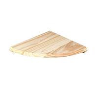 Natural Wood Pine Corner Shelf Small OP34