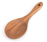 Natural Wood Rice Paddle Non-Stick Wooden Paddle Serving Spoons Rice Scoop Cookware Tableware Home Kitchen Accessory,Rice Spoon