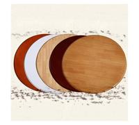 Natural Wood Rotating Serving Tray - 40" Round Turntable for Dining Table - Elegant Tabletop Lazy Susan for Serving Food, Snacks, and Appetizers