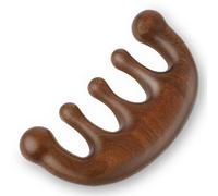 Natural Wood Scalp Massage Comb - Wide Tooth Wooden Hair Brush for Curly/Thick Hair & Gua Sha | Eco-Friendly Hair Comb Massage, Spa & Gift for Women/Men (Stress Relief, Hair Growth)