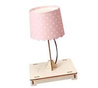 Natural Wood Sensors Light for Science Projects Easy Assembly Practical Night Light Educational Tool for Kids Students Science Project Lamp