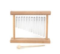 Natural Wood Sensory Chimes Toy 12-Tone Auditory Visual Inducement For Infant Toddler Early Learning Development Early Learning Auditory Development Toy