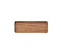Natural Wood Snack Tray 19cm Rustic Design For Home(Large) | Smooth natural wood , rustic aesthetic, lightweight portability, fits small spaces, easy to carry