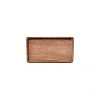 Natural Wood Snack Tray 19cm Rustic Design For Home(Small) | Smooth natural wood , rustic aesthetic, lightweight portability, fits small spaces, easy to carry