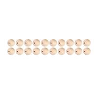 Natural Wood Spacer Round Beads Loose BeadsWooden Unfinished Beads for DIY Hand-Made Craft Accessories(22mm-100pcs) Handcraft Materials