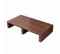 Natural Wood Step Stool 11/15cm Height Lightweight Wooden Footrest for Elderly Ideal for Loft Beds No Assembly Required Solid Wood Entryway Aid【60 * 30 * 11cm】