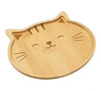 Natural Wood Tray with Animal Head Shape for Food Presentation and Decorative Centerpiece Featuring Elegant European Style and Craftsmanship (Three)