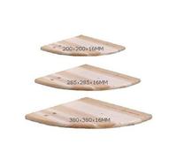 Core Natural Wood Corner Shelf Kit 380mm