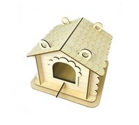 Natural Wooden Bird House For Outdoors, Wild Bird Breeding Habitat For Backyard Tree Yard Deck Farm Patio Park Balcony Garden