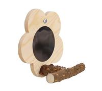 Natural Wooden Bird Perch Stand Natural Branch Perch For Parrots Parakeets Toy Branch Bird Cage Accessories Parrots Toy