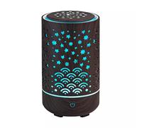 Natural Wooden Design Night Light. Oil Diffusers: Essential Oil. Diffuser & Humidifier, Humidifiers. Diffusers for Home, Essential Oils for Diffusers for Home. N/A Bluetooth, Gifts (Black Walnut)