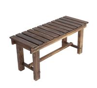 Natural Wooden Garden Bench 3Seater Outdoor Furniture Antique Style Patio Seat for Balcony Terrace VerandaAvailable in 90/120/150 cm (47.2 in)