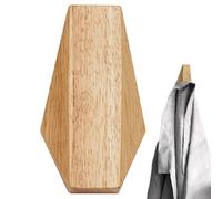 Natural Wooden Rustic Hooks - Wooden Pen, Decorative Wall Mount, 4.33 Inch Handmade Device with Strong Hold, Home Decor Hook for Foyer Storage, Cap