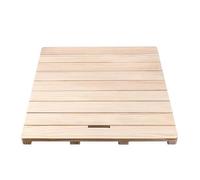 Natural wooden shower mat with non-slip feet, bathroom mat for bedroom, bathtub,40x120cm/16x47in