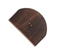 Natural Wooden Sockets Cover Switches Plate, Double Door | Durability Wooden Outlet Cover; Dustproofed Design for Electrical Outlets; Natural Wood Finish; Home Improvement
