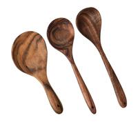 Natural Wooden Soup Ladle with Long Handle for Serving Rice Paddle Multifunctional Cooking Utensils Kitchen Utensils