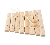 Natural Wooden Xylophone for Kids, Musical Toy Precision Tuned, Boho Xylophone Musical Instruments Toy for