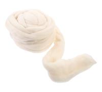 Natural Wool Roving 200g for Needle Felting and Handmade Projects | Soft Wool Fibre, Easy to Dye, Suitable for Beginners, , Fibre Artists, Yarn, Sculptures, Jewellery Making