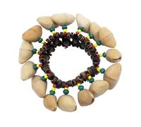 Natural Words Handheld Bell Unique Musical Instrument Elastic Bracelet Hand Bell Music Accessory Suitable for Music Education