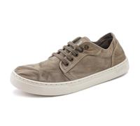Natural World 6602E Old Narciso Men's Canvas Casual Sneakers, brown, 11.5