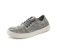 Natural World 6602E Old Narciso Men's Canvas Casual Sneakers, grey, 9.5 UK