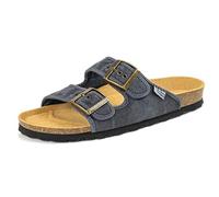 Natural World 7001E-677-45, Flat Sandal, Azul,