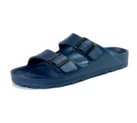 NATURAL WORLD ECO FRIENDLY Unisex's 7051-777-42 Flat Sandal, Blue, 8 UK
