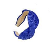 Natural Woven Straw Hairband Adjustable Elastic Band Unisex Design For Daily Wear Travel Vacations Lightweight Straw Woven Headpiece