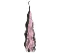 Natural Wrap Ponytail, Elastic Tie Ponytail, Long Braid Wig, Synthetic Ponytail Extension, Fake Hair Accessories, Braided Hair for Party, Wrap Around Braid Extension for Long Braid Look