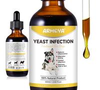 Natural Yeast Infection Treatment for Dogs, Dog Ear Infection Treatment, Dog Allergy Relief, Helps to Support Itch Relief, Inflammation Relief & More, Ear Infection Treatment for Dogs - 2 fl oz