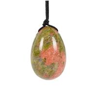 Natural Yoni Egg Women Kegel Exercise Stone Egg and Wand Muscle Tightening Smooth Jade Massage Ball,L,45 * 30mm